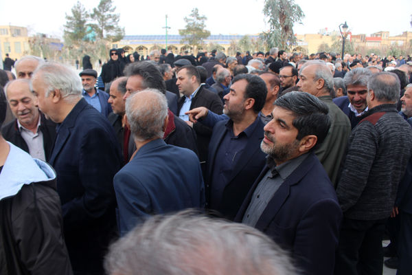 مراسم تشییع مادر شهید «حسین بی‌تا» در قم