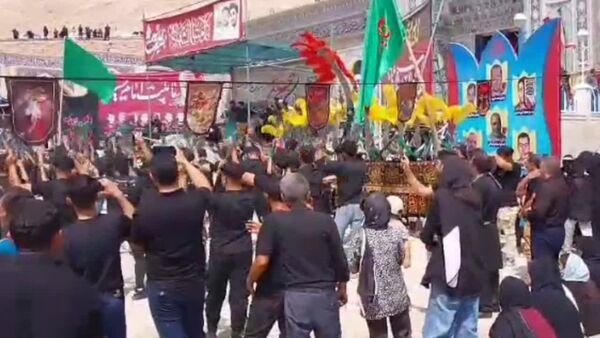 عزاداری عاشورای حسینی در امامزاده شاهرضا(ع) شهرضا با حضور هیات مذهبی