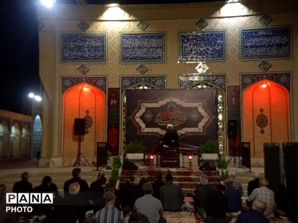 مراسم عزاداری چهارمین شب محرم در زیارتگاه شهید مدرس 