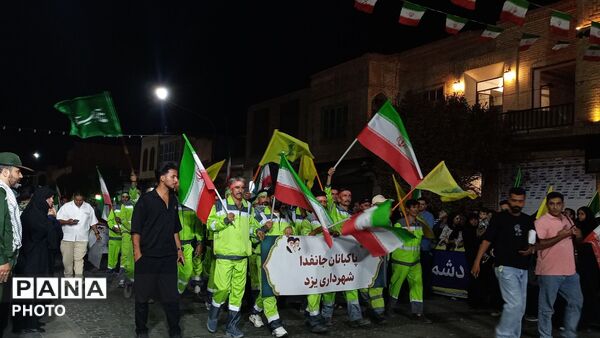 مردمان قنات قنوت قناعت در حسینه بزرگ ایران حماسه آفریدند 