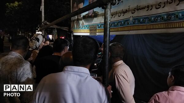 موکب شهدای روستای آهوان در نود و دومین شب از اجتماعات مردمی 