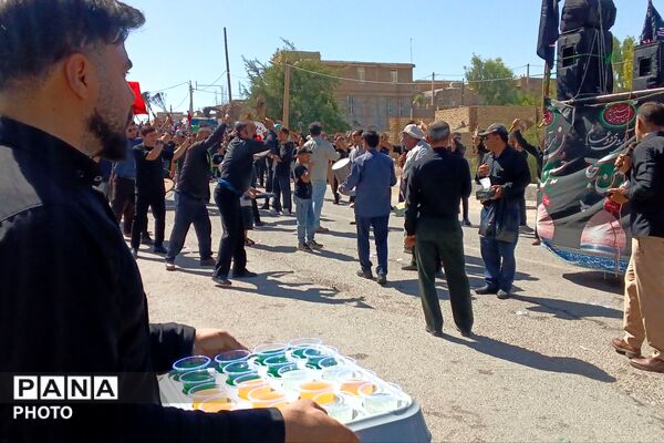 مراسم عاشورا در گلزار شهدای شهرستان لنده