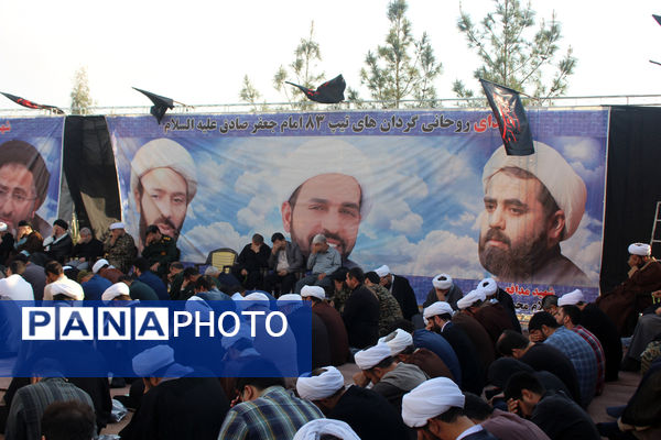 عزاداری سالروز شهادت امام جعفر صادق(ع) در تیپ 83 روحانیون رزمی تبلیغی