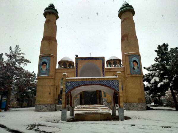 بارش برف در شهرستان تربت جام