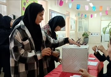 برگزاری انتخابات همیاران مشاور در مدارس ناحیه یک زنجان