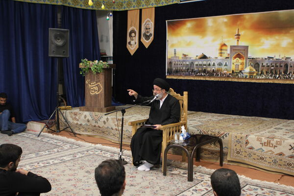 مجلس سوگواری ظهر شهادت امام رضا(ع) در مدرسه رویش کاشان