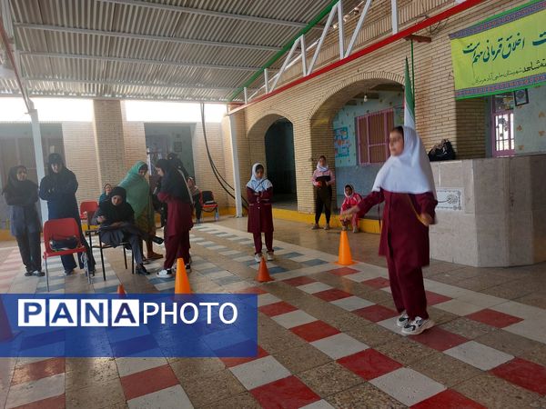 برگزاری مسابقه بین‌مدرسه‌ای طناب‌زنی ویژه دختران در حاجی‌آباد
