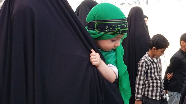 سربازان کوچک امام زمان در همایش شیرخوارگان حسینی شهرستان بن