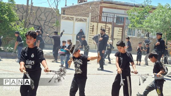 سنگان سیاه پوش محرم؛ وقتی کوچه‌ها به رنگ ماتم درمی‌آیند