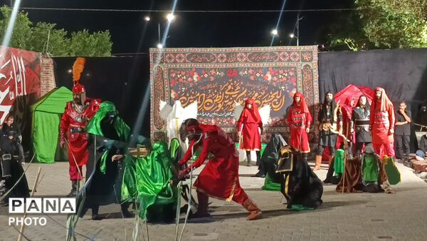 مراسم شبیه خوانی در میدان باغشمال تبریز