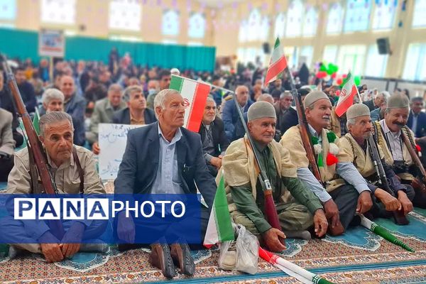 راهپیمایی یوم الله ۲۲ بهمن در شهرستان باشت با حضور گرم مردم