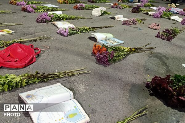 اجتماع با شکوه شهرستان ملارد در چهلم شهدای میناب
