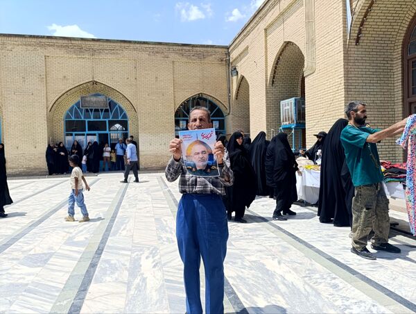  حضور بی نظیر مردن نیشابور در راهپیمایی بر علیه حمله رژیم صهیونسیتی