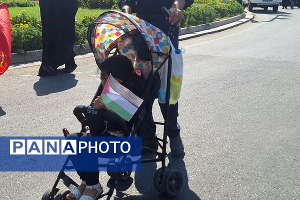 مراسم راهپیمایی جاماندگان اربعین حسینی در شیراز