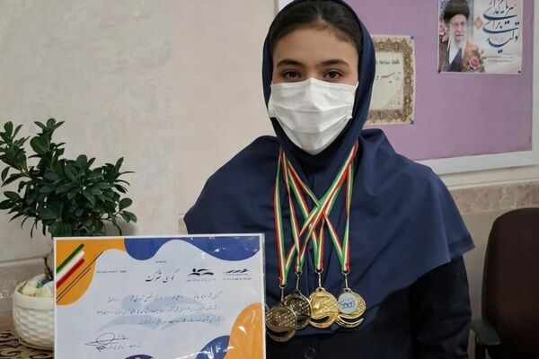 دانش‌آموز تبریزی سه مدال طلا در شنای کشور را کسب کرد