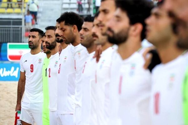 هم‌گروهی فوتبال ساحلی ایران با امارات و عربستان