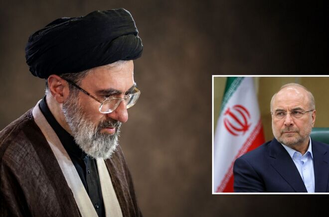 دیدار رئیس مجلس شورای اسلامی با رهبر معظم انقلاب اسلامی