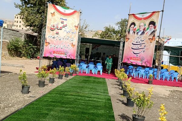آیین خشت گذاری و افتتاح مدارس در منطقه پردیس با حضور استاندار تهران و مدیر کل شهرستانهای استان تهران 