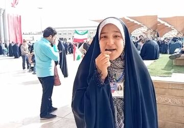 گزارش خبرنگار پانا از راهپیمایی 22 بهمن در قم