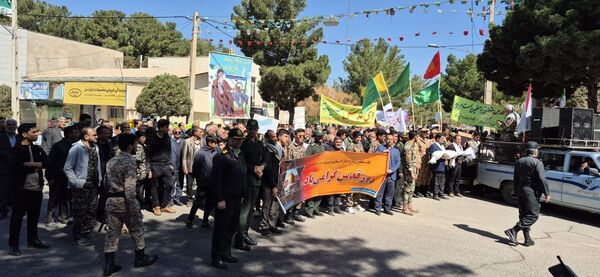 راهپیمایی روز قدس در شهرستان رشتخوار