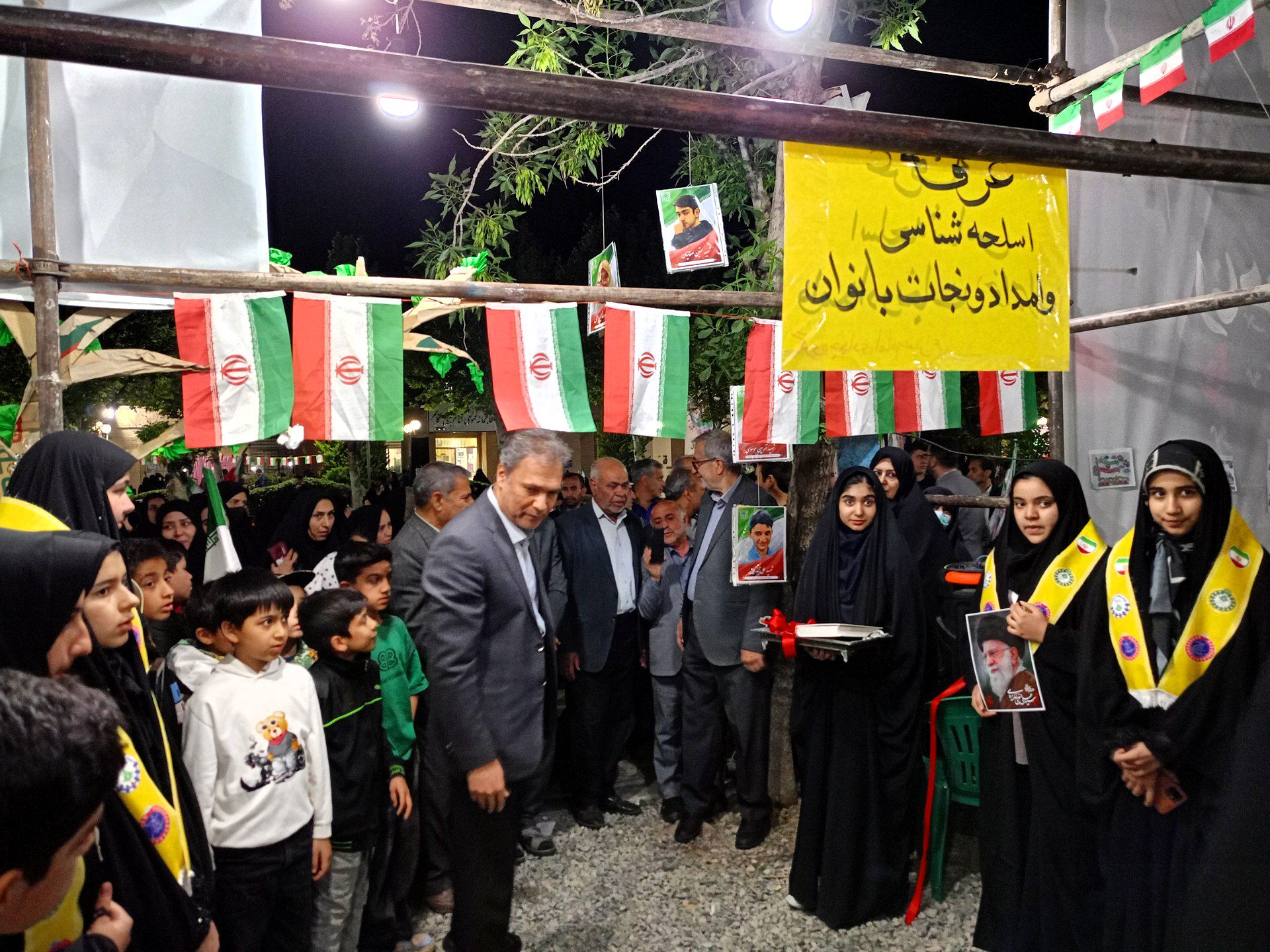 موکب دانش آموزی در شهرستان کاشمر افتتاح شد