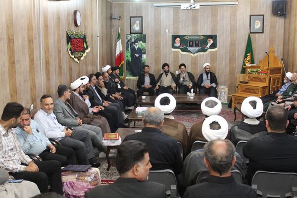 آیین سنگرسپاری رئیس اداره تبلیغات اسلامی شهرستان سامان