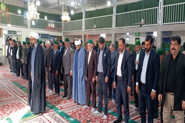 اقامه نماز جمعه در آخرین هفته ماه مبارک شعبان شهر بار نیشابور 