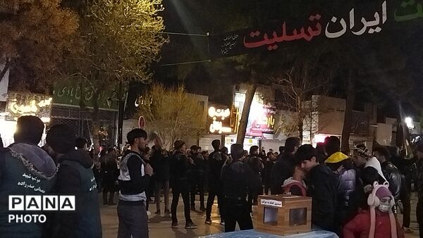 فعالیت هیئت های عزاداران علوی در شب ۲۳ ماه رمضان 