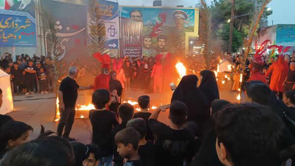 برپایی هیئت عزاداری بمناسبت عاشورای حسینی در شهرستان خلیل آباد