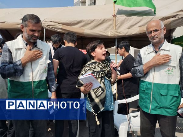 برپایی موکب امام رضا(ع) در میاندورود 