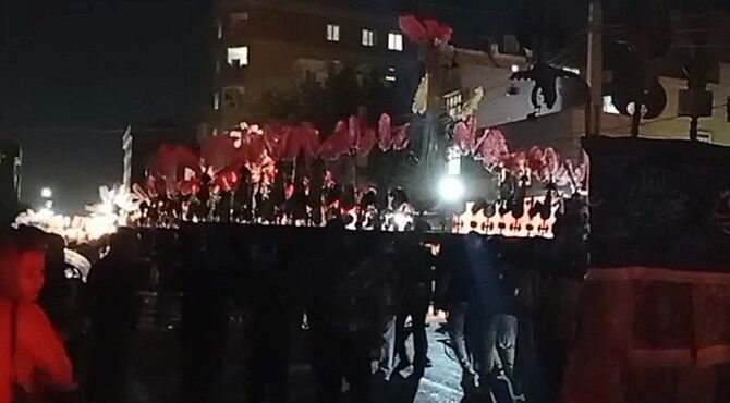 طنین نوای ماتم در قلب پایتخت؛ خانی آباد در سوگ«دسته وسیع» سیاهپوش شد 