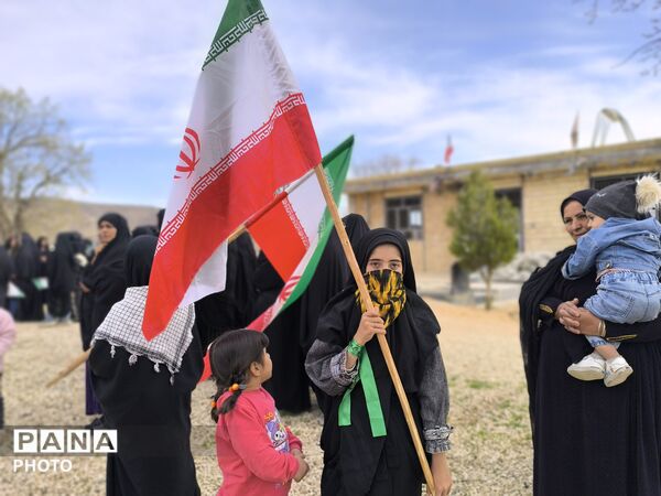ندای مرگ بر آمریکا و اسرائیل مردم حماسه‌ساز میانکوه 