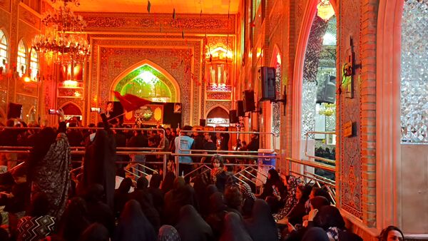 مراسم عزاداری امام حسین (ع) در شب تاسوعای حسینی 