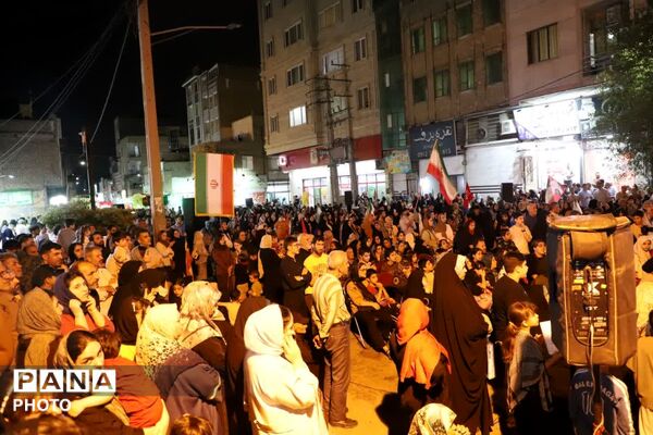 جشن بزرگ کیلومتری عید غدیر در خرمدشت