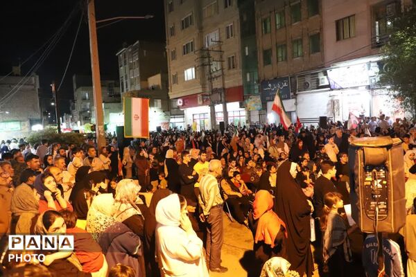 جشن بزرگ کیلومتری عید غدیر در خرمدشت