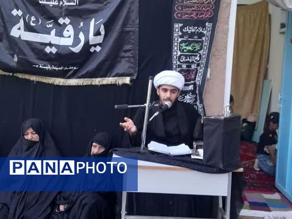 برگزاری روضه های خانگی در روستای فدافن