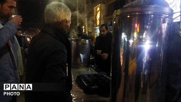 گذری بر موکب مردمی شهید مصطفی صدر زاده در دومین شب قدر 