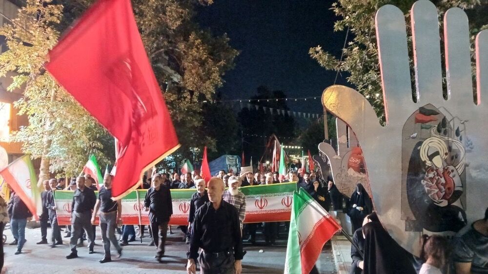 حضور باشکوه مردم کرج در صد و نوزدهمین شب از عزاداری‌های حسینی
