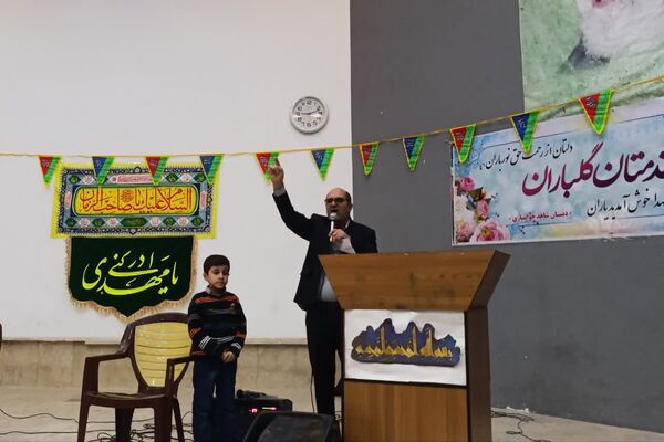 شادی سربازان ظهور در جشن نیمه شعبان