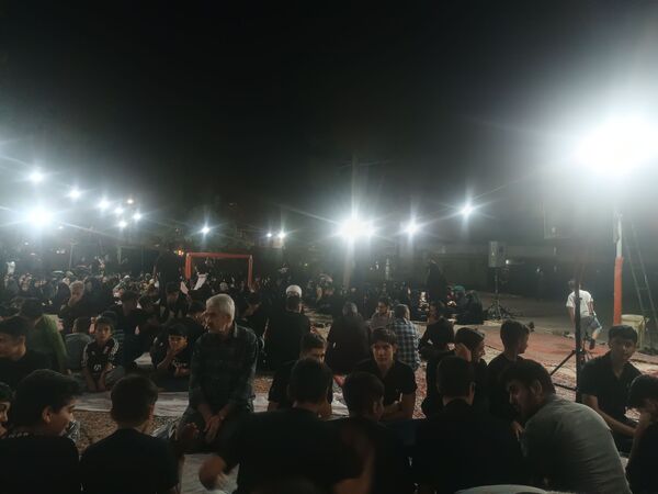 شب اول ماه محرم در هیئت باقرالعلوم نیشابور 