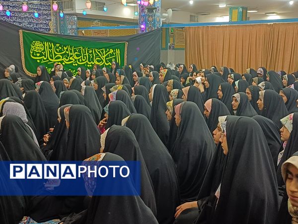 اعتکاف دانش‌آموزی مسجد موسی بن جعفر شهر دولت آباد ویژه دختران