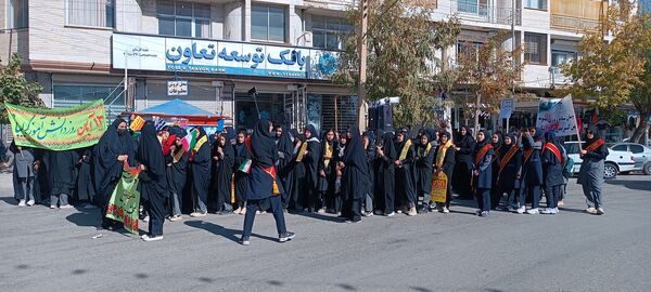 صدای وحدت دانش‌آموزان فارسان در روز ۱۳ آبان 