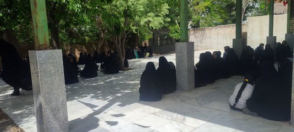 دسته عزاداری سالروز شهادت امام صادق(ع) در روستای ورجان قم