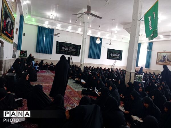 حضور پرشور و پر رنگ فرهنگیان جاجرم  در عزای رهبر شهید 