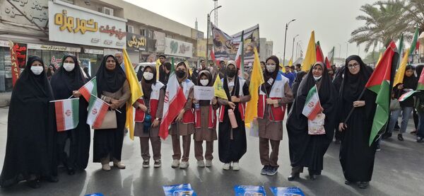برگزاری راهپیمایی سیزدهم آبان ماه در بندرعباس
