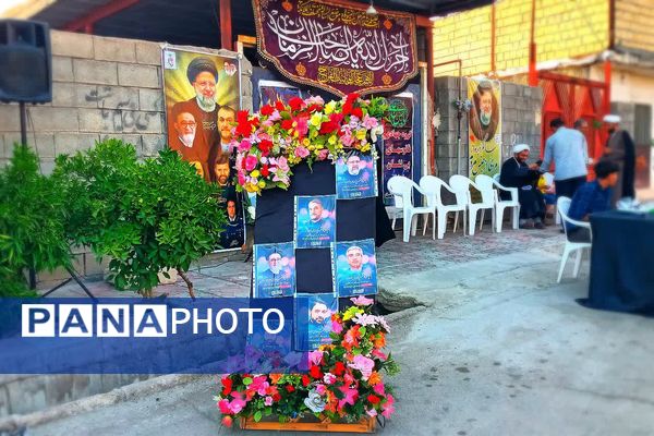 ایستگاه صلواتی به‌مناسب سالگرد شهدای خدمت در شهرستان باشت