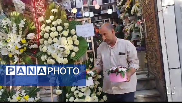 قدردانی  دختران پیشتاز دبیرستان شاهد تکتم از فرشتگان سفیدپوش بیمارستان ۱۷شهریور مشهد