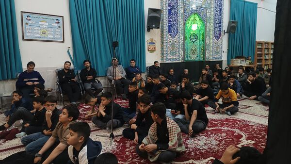 مراسم عزاداری شب نوزدهم رمضان در مسجد الرضا  نیشابور 