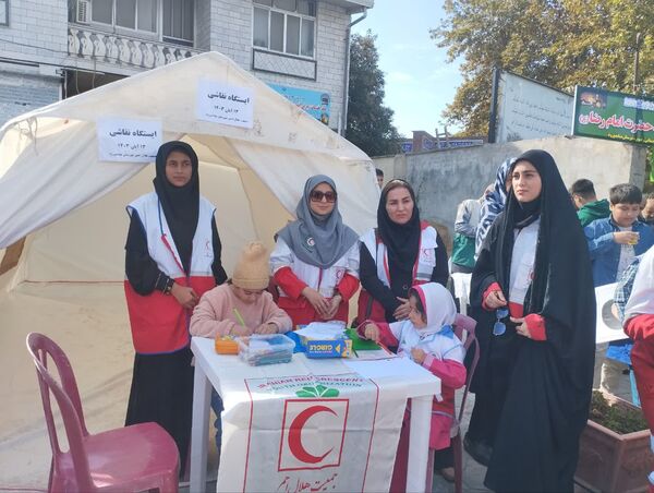 مراسم راهپیمایی ۱۳ آبان در شهرستان میاندورود