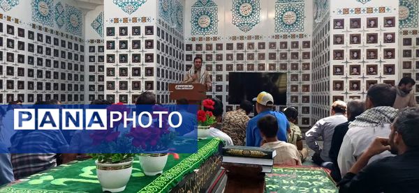 حضور ۲۰۰ نفر از بسیجیان نورآباد در یادمان شهدای عملیات مرصاد